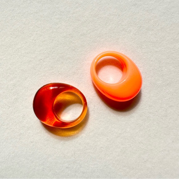 La Manso Summer Emergency Ring Set of Two NEW - Picture 6 of 10